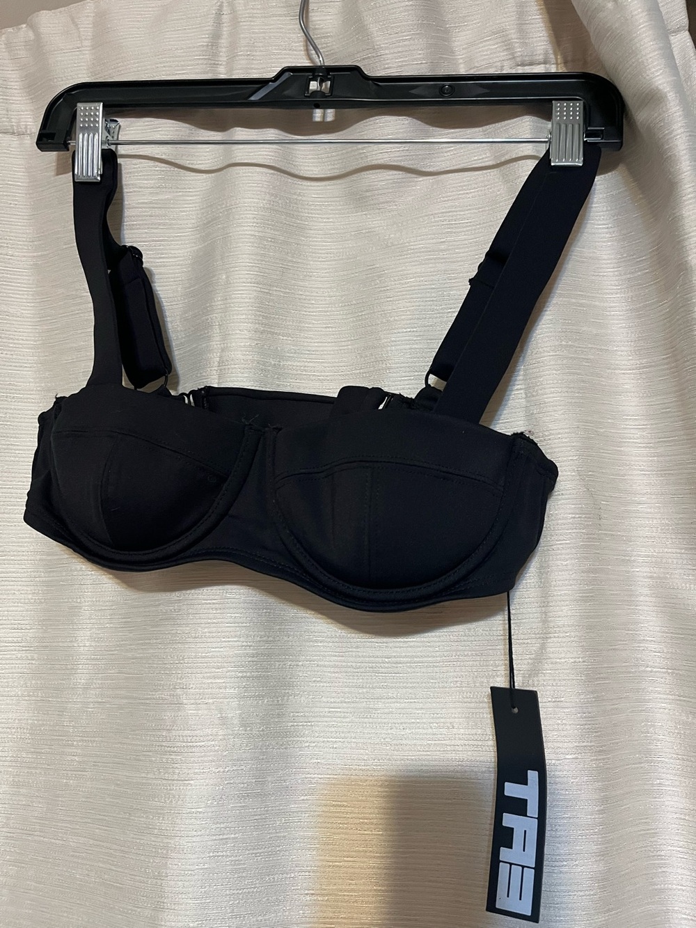 TA3 XS B cup Black Busty Bra! NWT